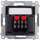 Kontakt-Simon Priză Speaker Gri Culoare Full Face DGL32.01/48