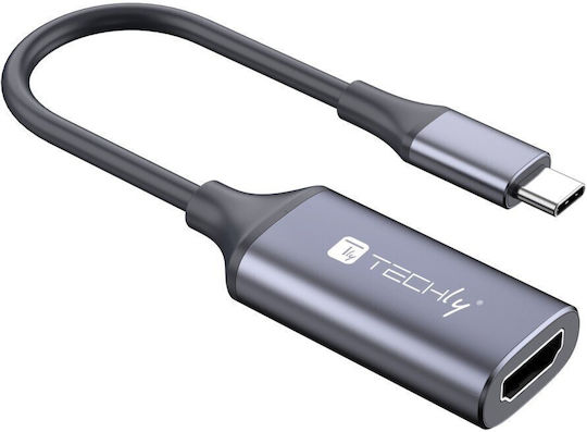 Techly I-USB-VIDEO-C4K HDMI Male to USB-C Female Converter