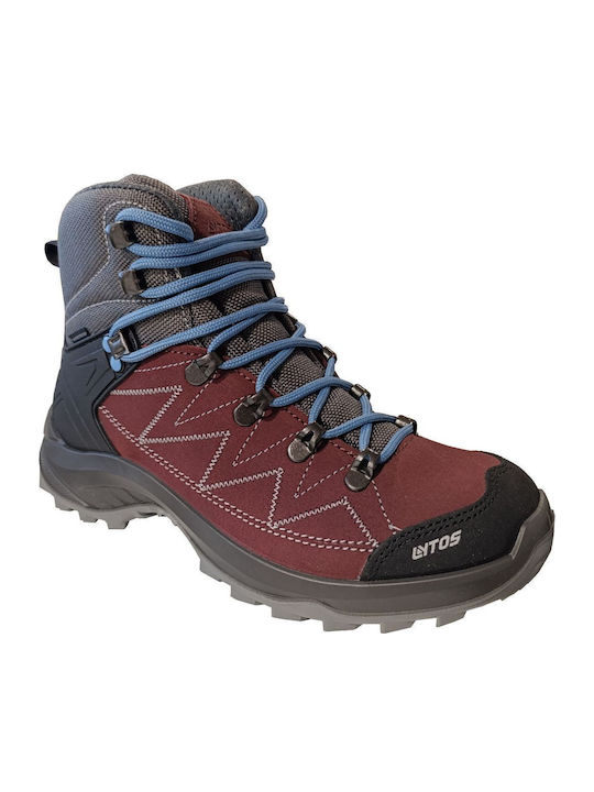 Lytos Future Tech Frauen Wanderschuhe Wasserdichte Stiefel Bordeaux