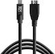 Tether Tools Regular USB 2.0 to micro USB Cable Μαύρο 4.6m 1τμχ