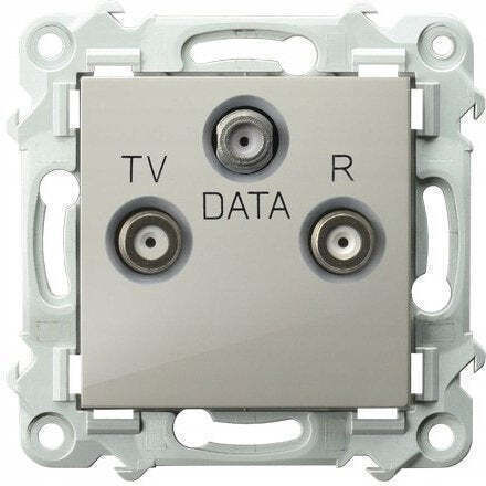 Ospel TV-Antennensteckdose in Beige Farbe GPA-ZD m 83
