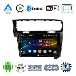 VenCore Auto-Audiosystem Für Volkswagen Golf 2013-2018 Bluetooth USB AUX WiFi GPS Apple-Carplay Android-Auto Mit 10" Touchscreen