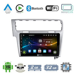 VenCore Auto-Audiosystem Für Volkswagen Golf 2013-2018 Bluetooth USB AUX WiFi GPS Apple-Carplay Android-Auto Mit 10 Zoll Touchscreen