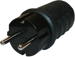 Lumel Wasserdichtes Schuko Stecker Schwarz Lumel Wasserdichtes Schuko Stecker Schwarz