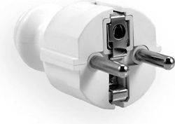 Elgotech Ευθύ Φις 16a 2p+z 230v Λευκό Wt-30