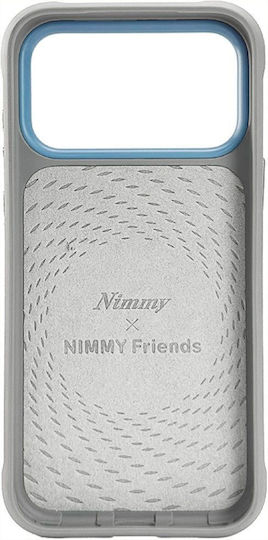 Nimmy Case Big Eyed Silver Shaded Cat Iphone 18 Pro/17 Pro Grey
