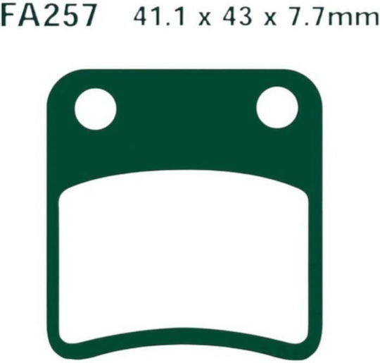 Мотоциклетни Накладки Fa257/fa178 Delta Brakes Dl95/db2027 Полу Метални