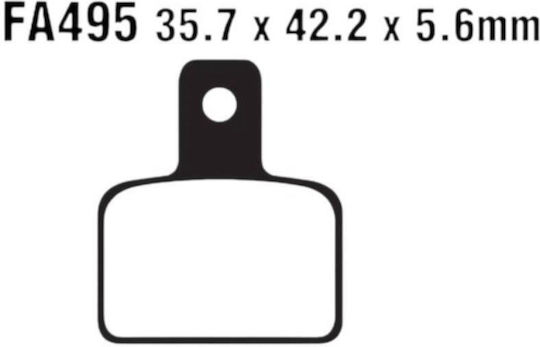 Мотоциклетни Накладки Fa495 Delta Brakes Db2201 Полу Метални