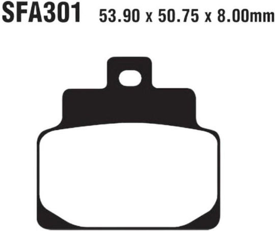 Мотоциклетни Накладки Fa301 Delta Brakes Dl090/db2022 Полуметални