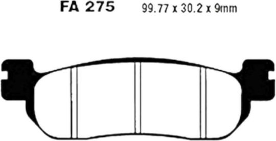 Мотоциклетни Накладки Fa275 Delta Brakes Dl116/db2051 Полу Метални