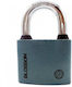 Blossom Steel Padlock Brass With Key 38mm Grey