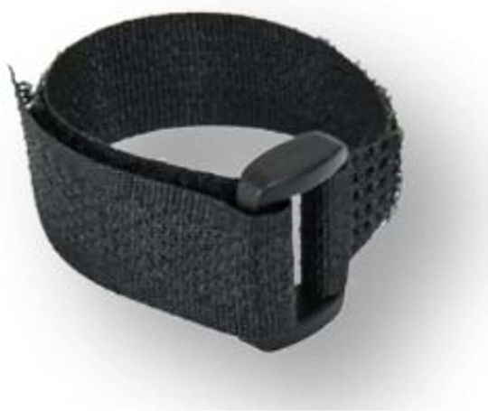 Dedra Velcro Kabelbinder 150mmx12mm in Schwarz Farbe (5Stück) 11RC12151