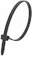 Dedra Plastic Cable Ties 200mmx2.5mm In Black Colour 100 Pieces