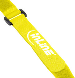 InLine Plastic Cable Ties 200mmx20mm In Yellow Colour 10 Pieces