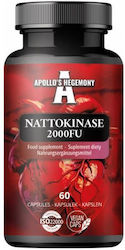 Apollo's Hegemony Nattokinase 2000FU 60 Capsules