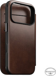 Nomad Modern Leder Faltetui Rustikal Braun Horw...