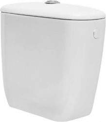 Cersanit Wandmontierte Kunststoff-Toilettenspülung Rechteckig Niedriger Druck Grau