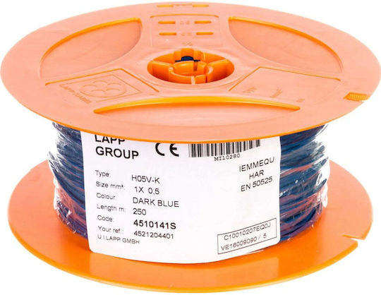 Lapp Καλώδιο H05v-k 0,5 Σκούρο Μπλε 4510141s