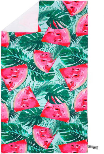 Prosop Din Microfibră Pentru Corp 200gr/m² Cu Husă Roz 180x100cm