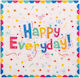 Set 20 Servetele Pentru Petreceri Flippy Design Happy Everyday 17 X 17 Cm Multicolore
