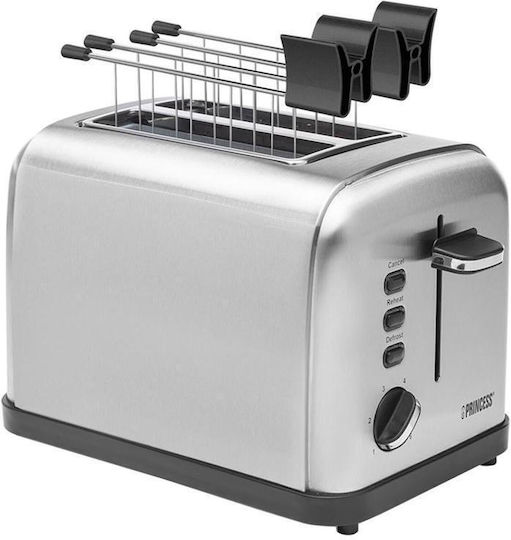 Princess Toaster 2 Schlitze 950W Graues