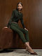 Women's Trousers in Regular Fit Green