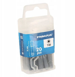 Rawlplug Set 20 Schraubendreher-Bits Torx 1-00017-50654