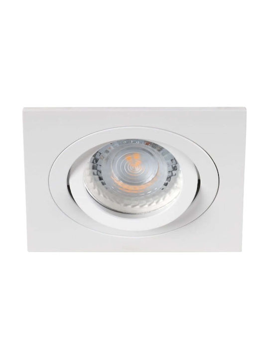 Kanlux Recessed Spot with GU10 Bulb Base Brown