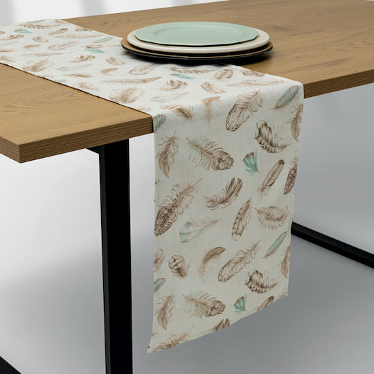 Lino Home Runner Sueno Ecru-Beige 40x160cm