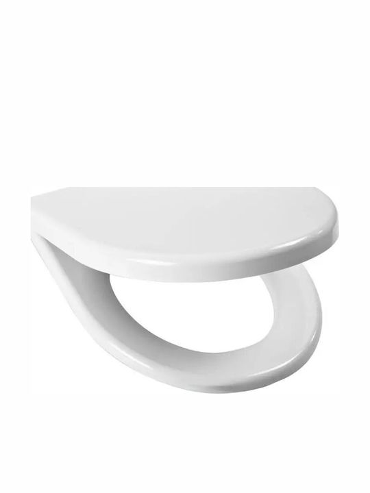 Toilettensitz mit Bidet Kunststoff 35.5x25cm Weiß