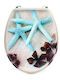 Toya Toya Toilettensitz Kunststoff 45x36cm Mehrfarbig
