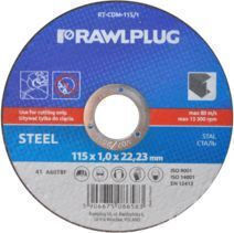 Rawlplug Диск За Рязане На Метал 125mm Rawlplug Диск За Рязане На Метал 125mm
