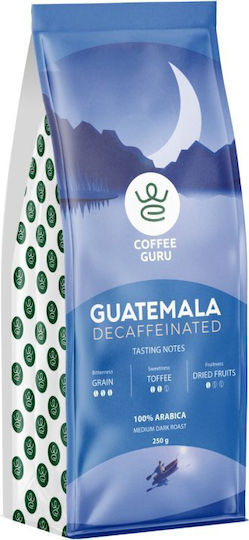 CoffeeGuru Καφές Espresso Decaffeine Arabica Guatemala Chocolate σε Κόκκους 250gr