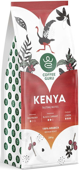 CoffeeGuru Καφές Espresso Arabica Kenya σε Κόκκους 250gr