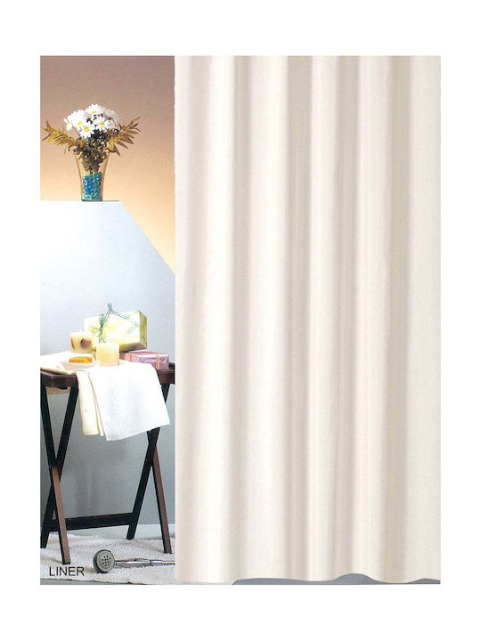 San Lorentzo Liner Cortină de duș 180x180cm Ecru