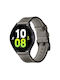 Garmin Forerunner 255 265 Vivoactive 4 Venu 2 22mm Leder Graues Tragbare Bänder