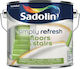 Sadolin Acryl Wasser Farbe 0.9l Weiß