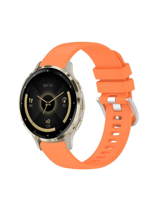 Garmin Venu 3s Venu 4 41mm 18mm Silikon Tragbare Bänder Orange