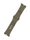 Fixed Silikon Tragbare Bänder Set Für Apple Watch 42 44 45 49 mm Khaki