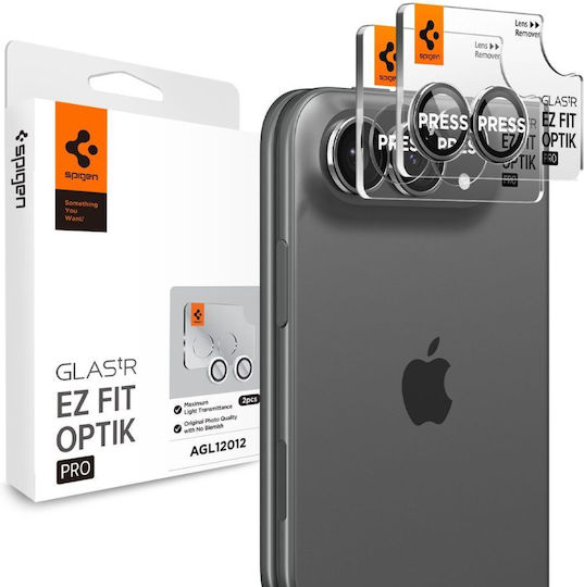 Spigen SGP Camera Lens Protection Glass TR Optik Pro EZ Fit Apple iPhone Duo 2026 Fold 5G 2026 AGL12012 2 Tem White