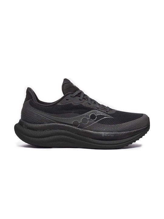 Triumph 23 Pantofi sport pentru femei Running Negri Impermeabili cu Membrană Gore-Tex