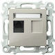 Ospel Einzeln Netzwerksteckdose RJ45 Typ Cat5e in Beige Farbe GPK-1Z K m 83