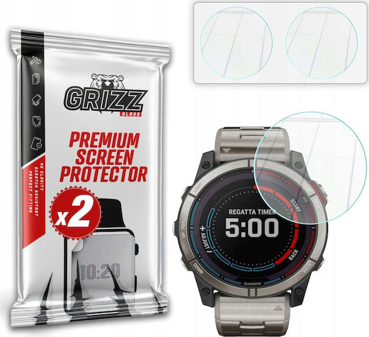 Grizzglass Hybridglass Υβριδικό Γυαλί Garmin Quatix 7x 51mm