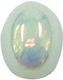 Oval Nageldesign Metallisch Beige