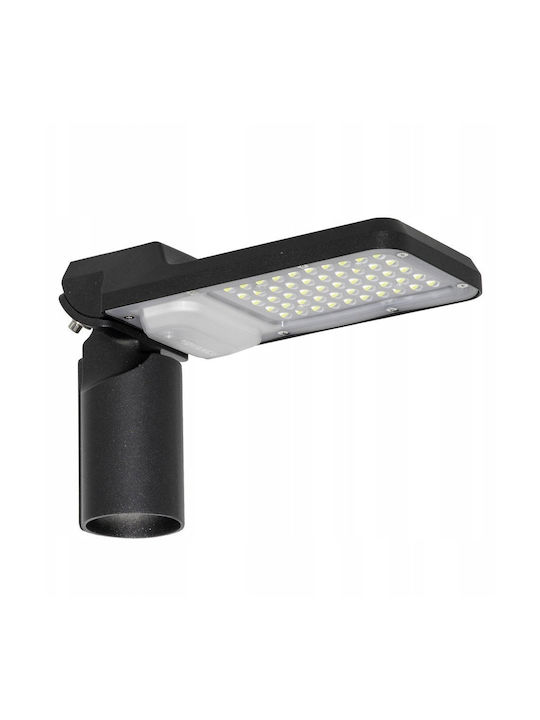V-TAC Lampa De Podea Pentru Exterior LED De Drum 30W Cu Lumină Alb Cald IP65 Neagră