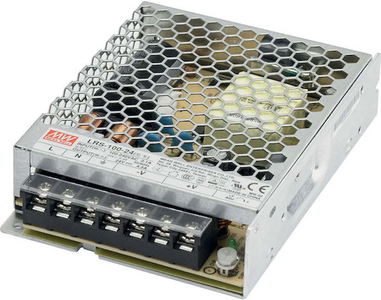 Mean Well Τροφοδοτικό Συστημάτων CCTV LRS-100-24