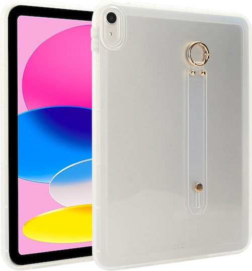 Silikon Hülle Mit Armband Für Das Handgelenk Transparent Für Apple iPad 10,9" (2022) / iPad 11" (2025)