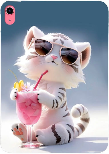 Silikon Hülle Cartoon Tiger Apple iPad 10,9" (2022) / iPad 11" (2025)