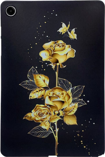 Silikon Hülle Golden Rose Samsung Galaxy Tab A9+/Tab A11+