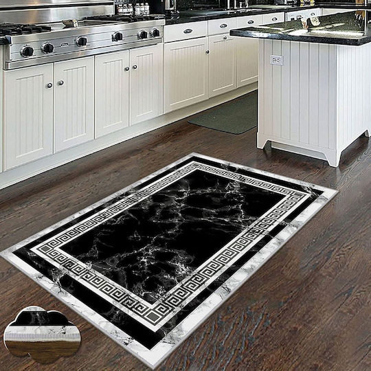 Conceptum Hypnose Wookece247 Rechteckige Küchenmatte Schwarz-Grau 50x80cm